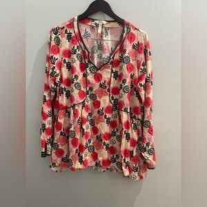 Matilda Jane Floral V-Neck Blouse